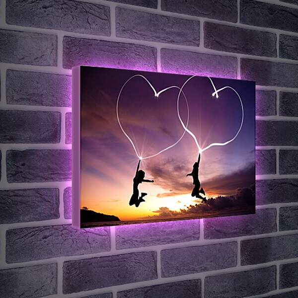Лайтбокс световая панель - Любовь