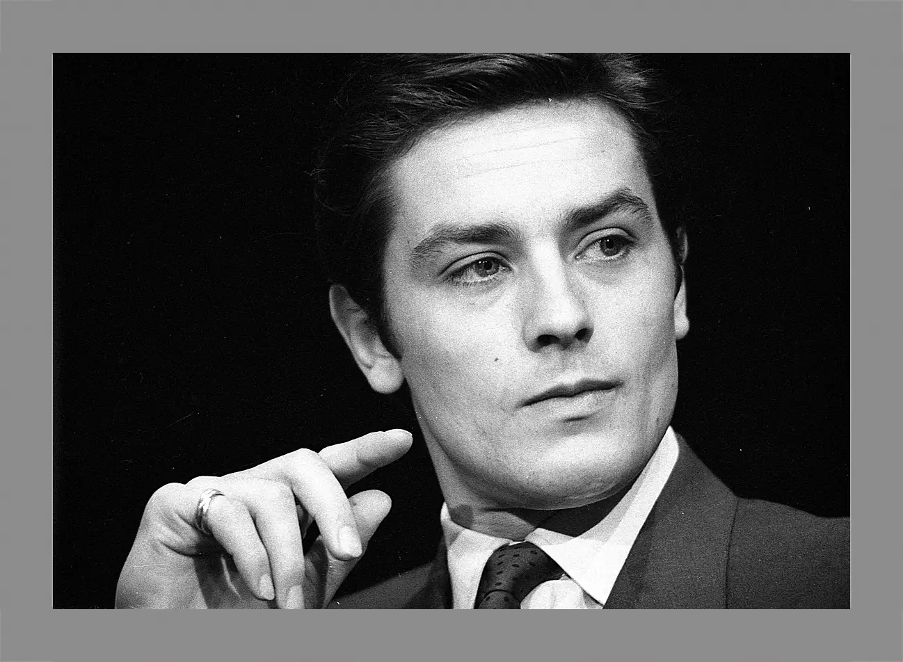 Картина в раме - Ален Делон. Alain Delon