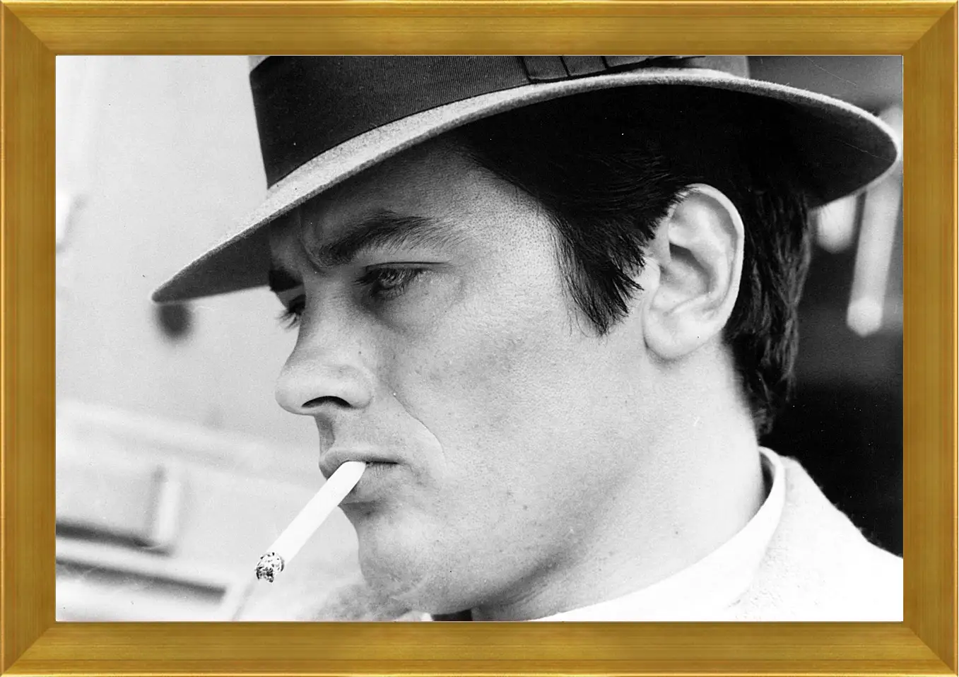 Картина в раме - Ален Делон. Alain Delon