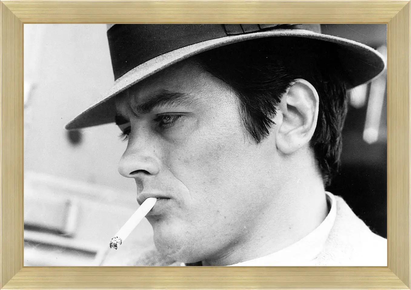 Картина в раме - Ален Делон. Alain Delon