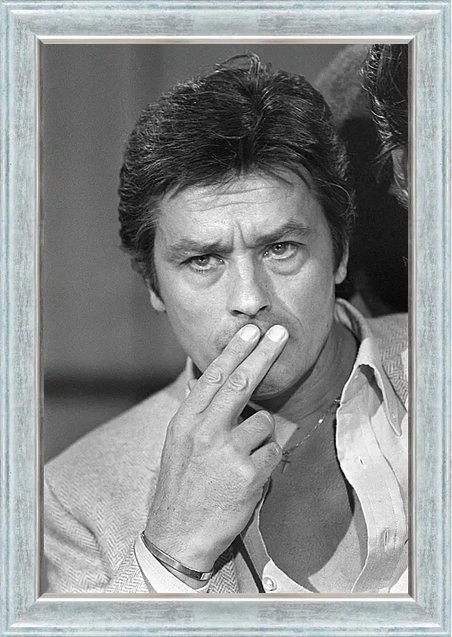 Картина в раме - Ален Делон. Alain Delon