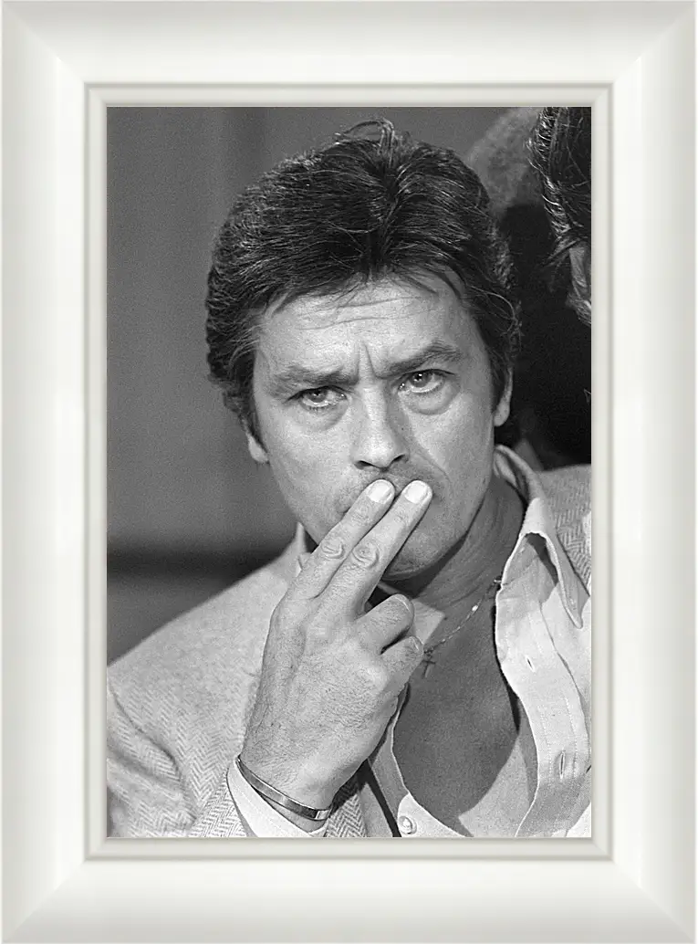 Картина в раме - Ален Делон. Alain Delon