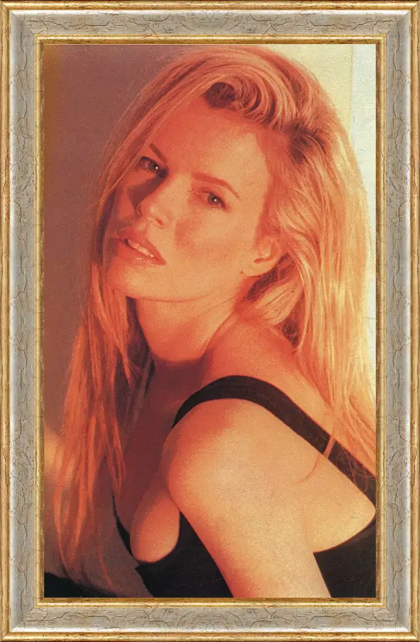 Картина в раме - Ким Бейсингер. Kim Basinger