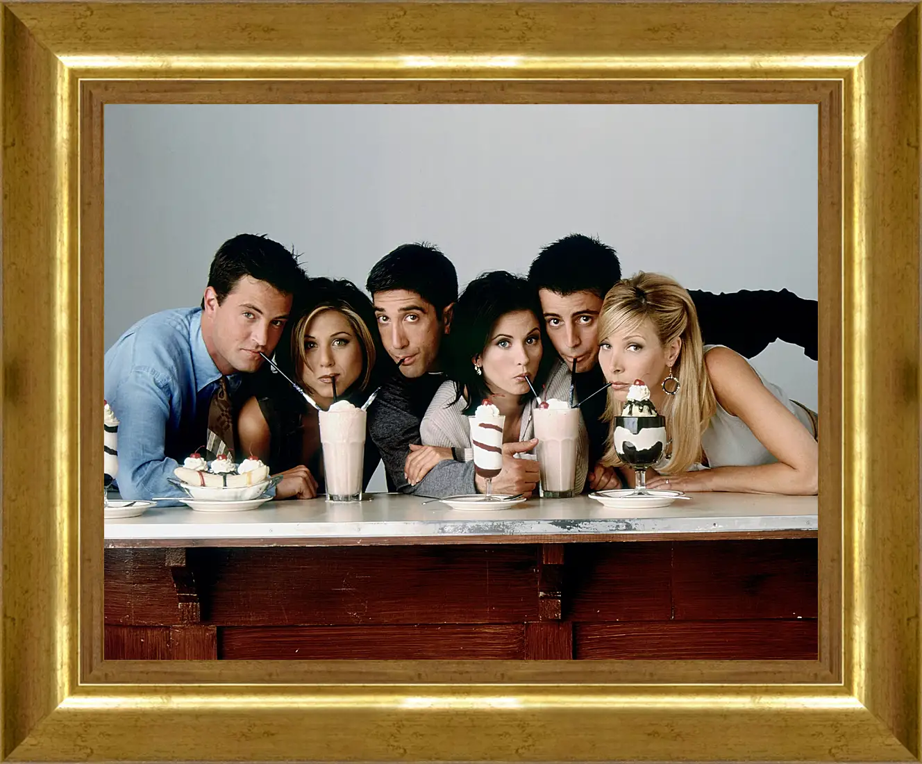 Картина в раме - Друзья. Friends