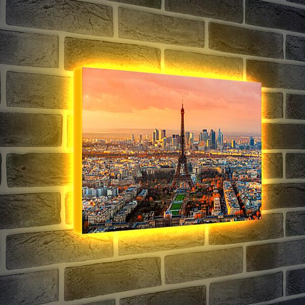 Лайтбокс световая панель - Парижский вечер