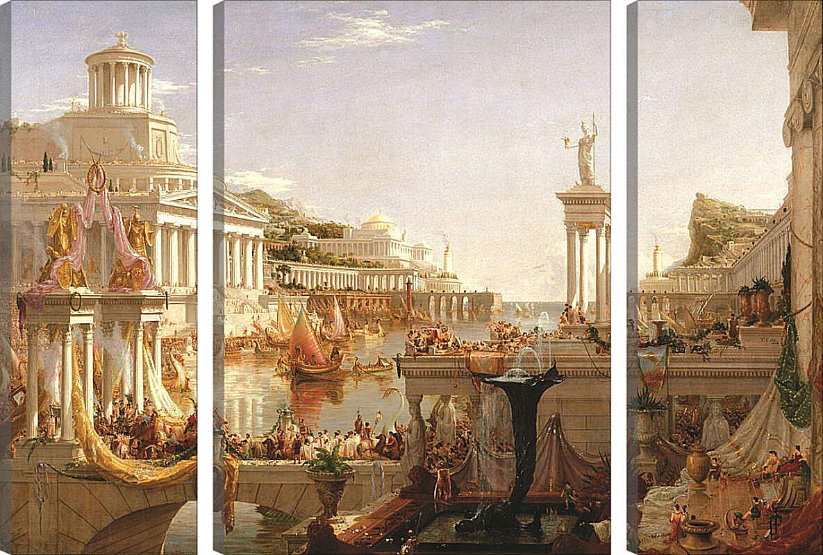 Модульная картина - Древний город