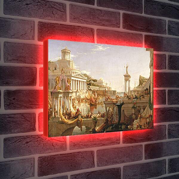 Лайтбокс световая панель - Древний город