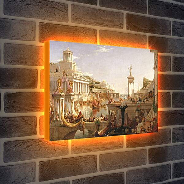 Лайтбокс световая панель - Древний город