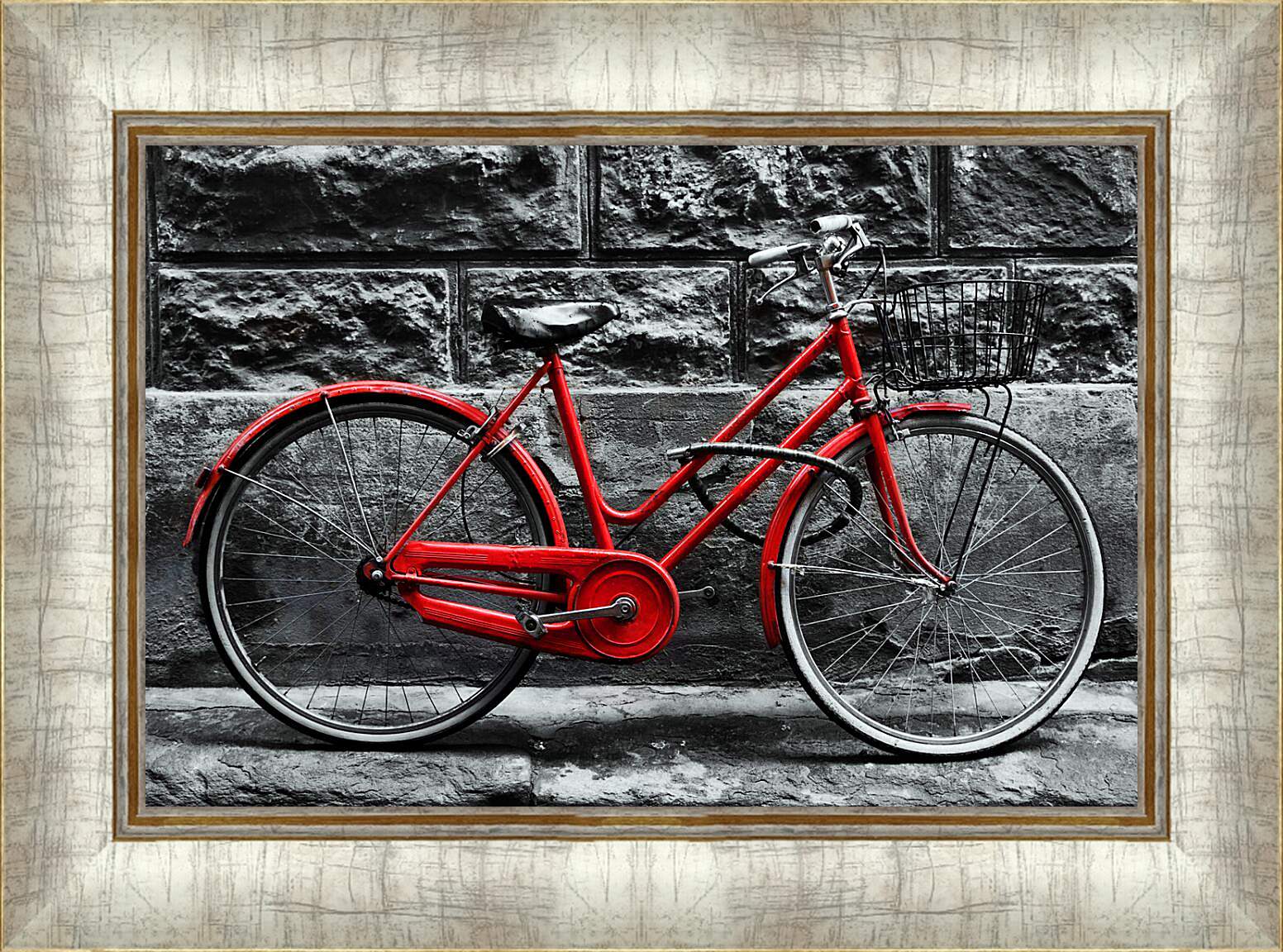 Картина в раме - Велосипед