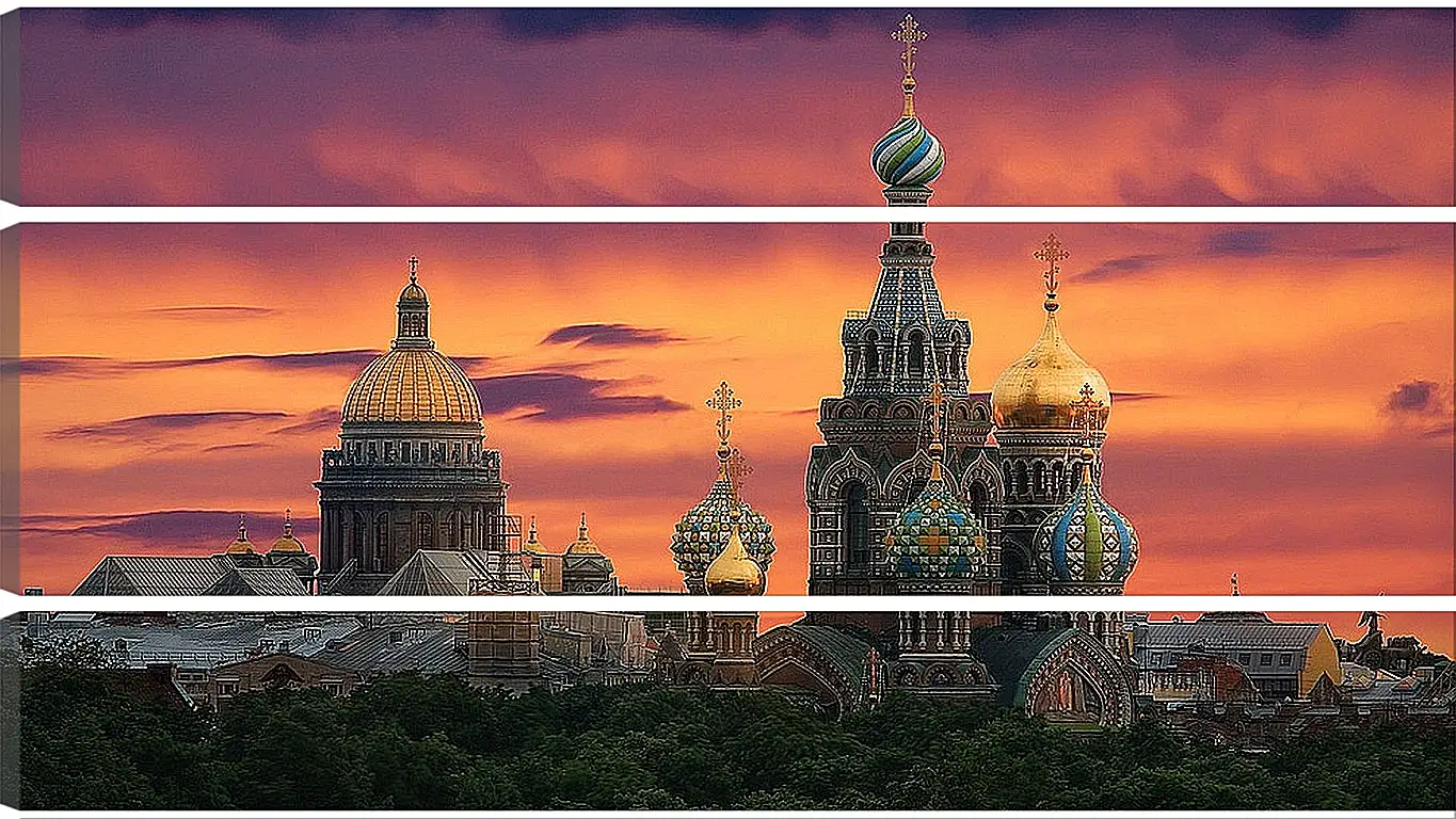 Модульная картина - Город