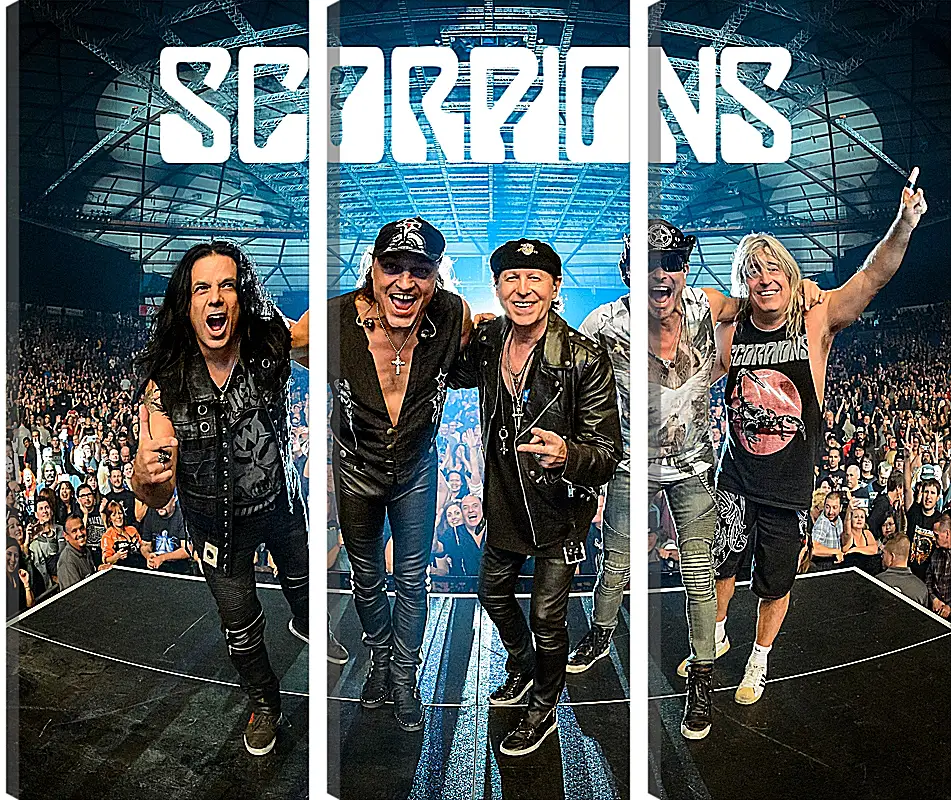 Модульная картина - Скорпионс. Scorpions