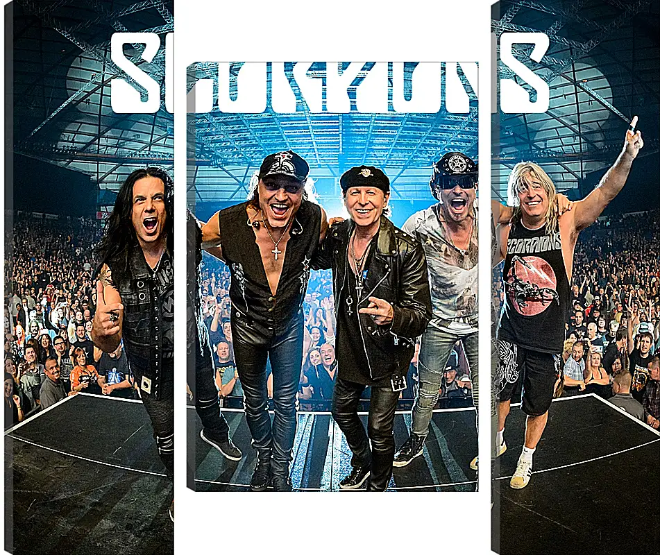 Модульная картина - Скорпионс. Scorpions