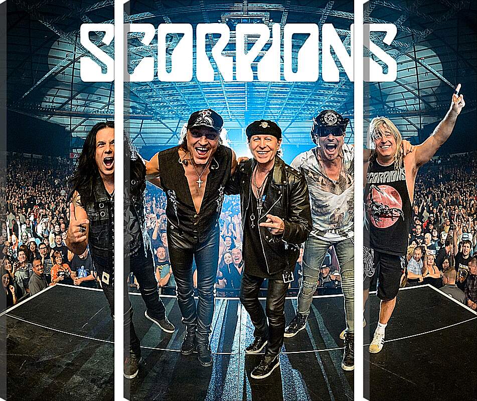 Модульная картина - Скорпионс. Scorpions