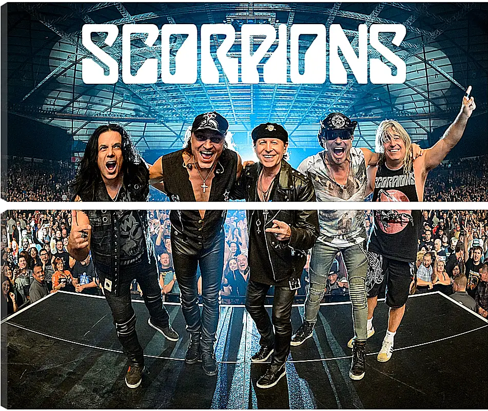 Модульная картина - Скорпионс. Scorpions