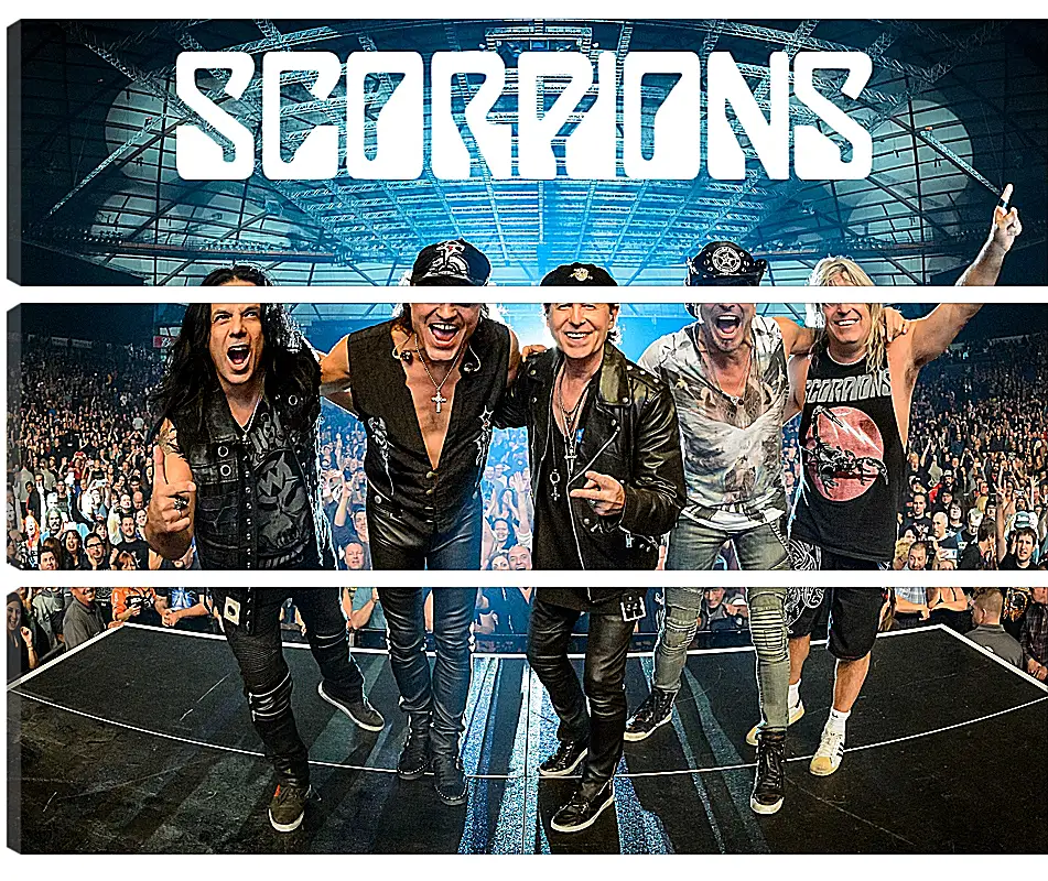 Модульная картина - Скорпионс. Scorpions