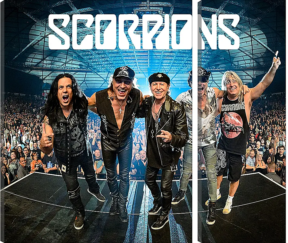 Модульная картина - Скорпионс. Scorpions