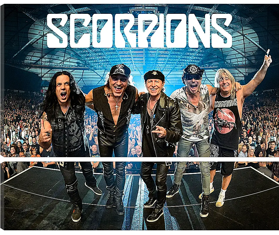 Модульная картина - Скорпионс. Scorpions