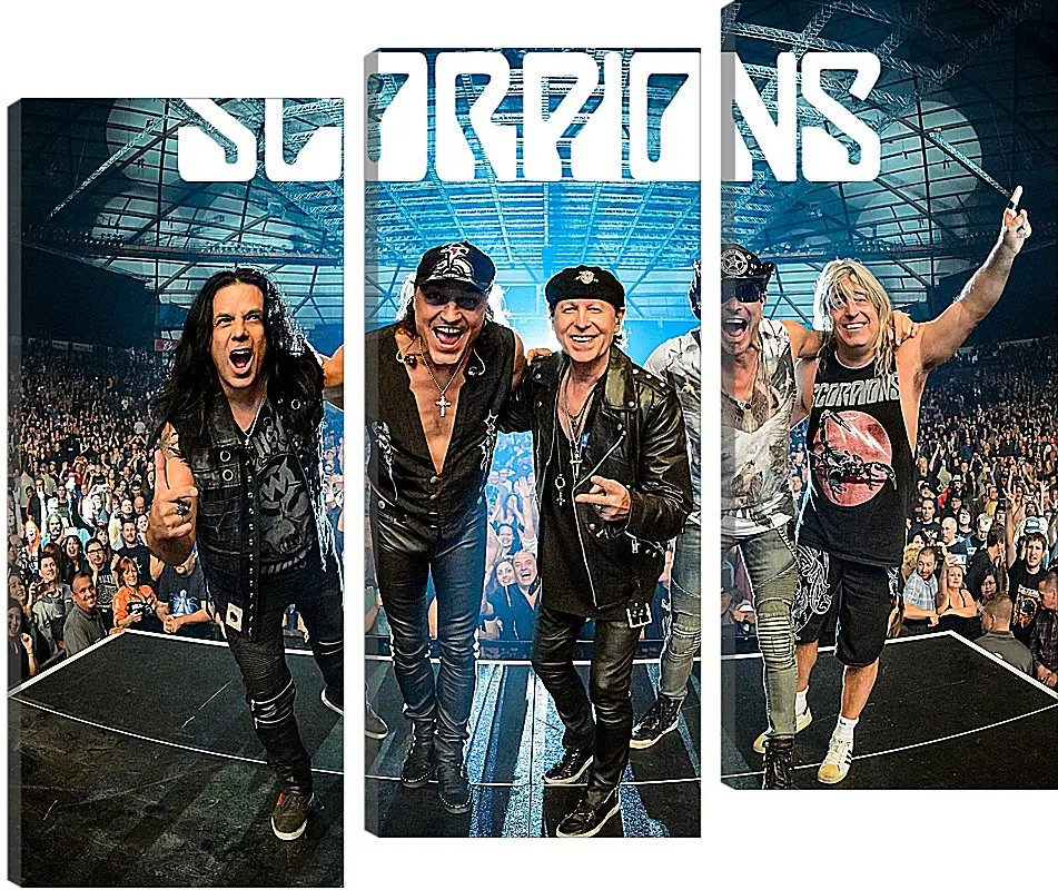 Модульная картина - Скорпионс. Scorpions