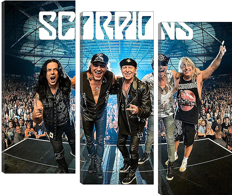 Модульная картина - Скорпионс. Scorpions