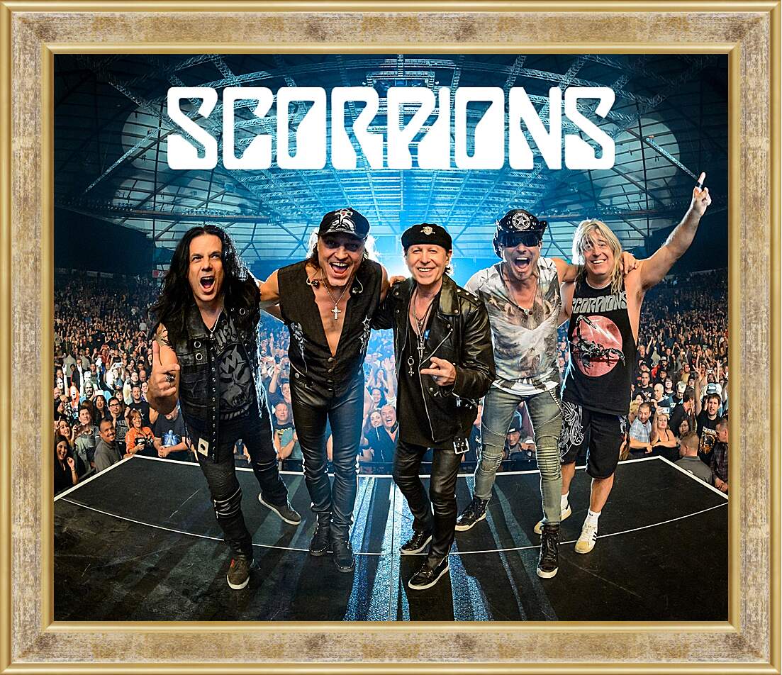 Картина в раме - Скорпионс. Scorpions