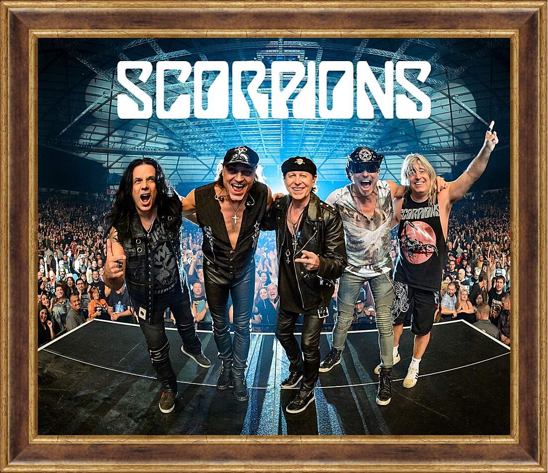 Картина в раме - Скорпионс. Scorpions