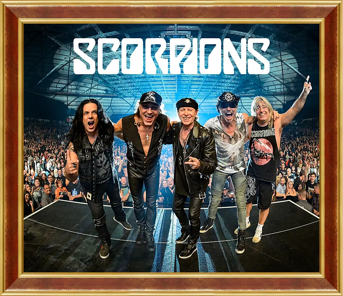 Картина в раме - Скорпионс. Scorpions