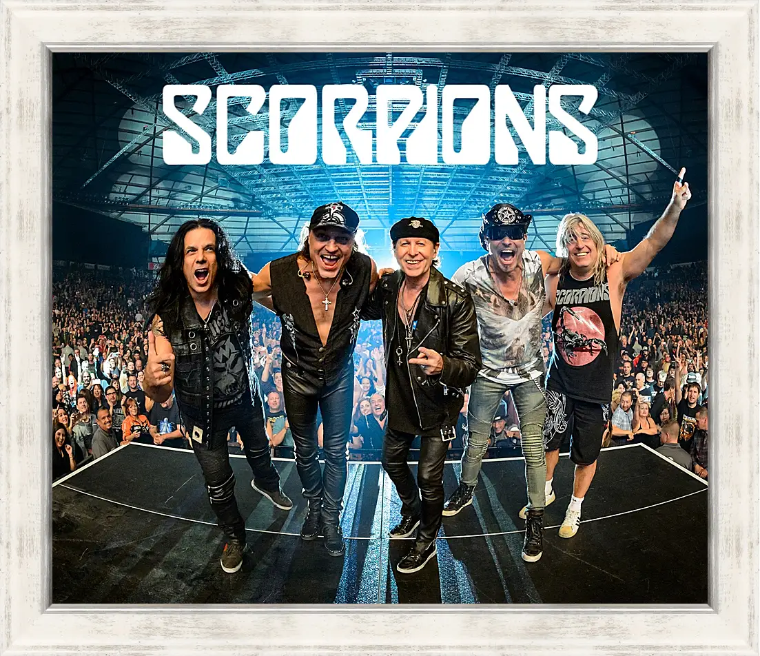 Картина в раме - Скорпионс. Scorpions