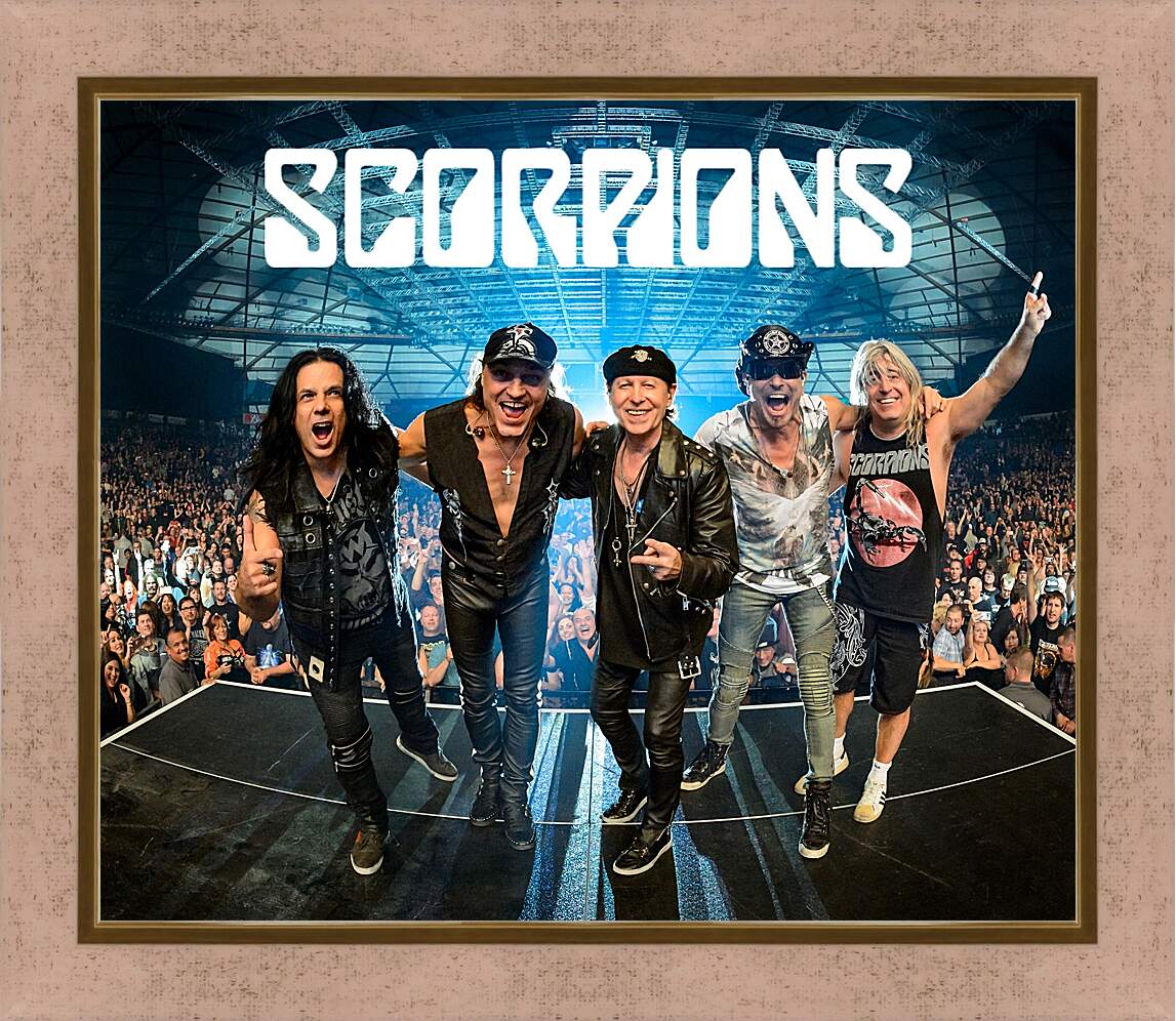 Картина в раме - Скорпионс. Scorpions