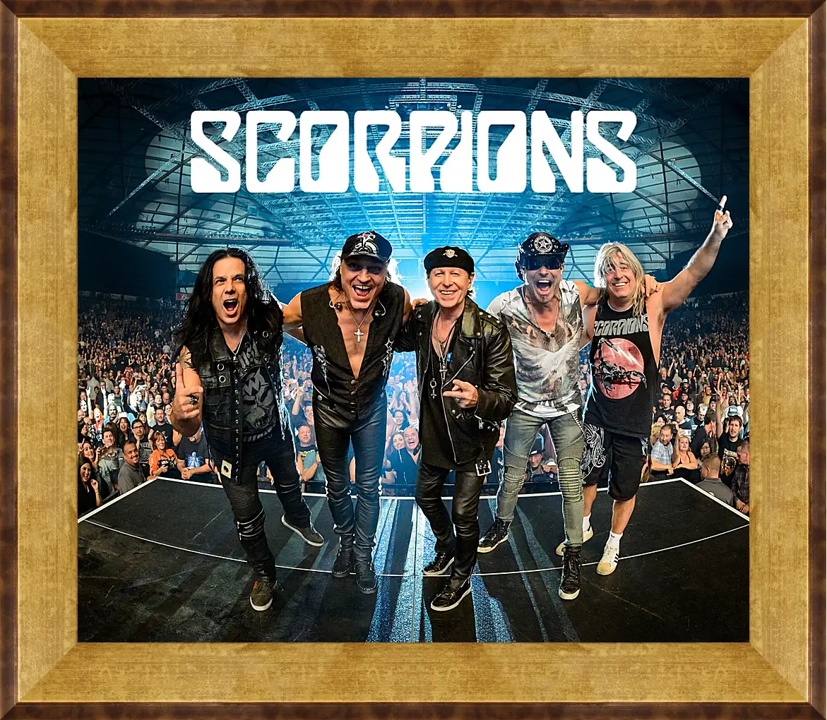 Картина в раме - Скорпионс. Scorpions