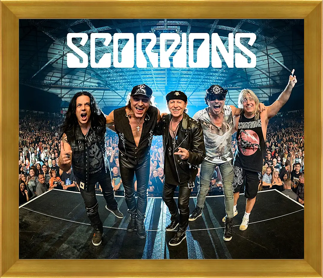 Картина в раме - Скорпионс. Scorpions