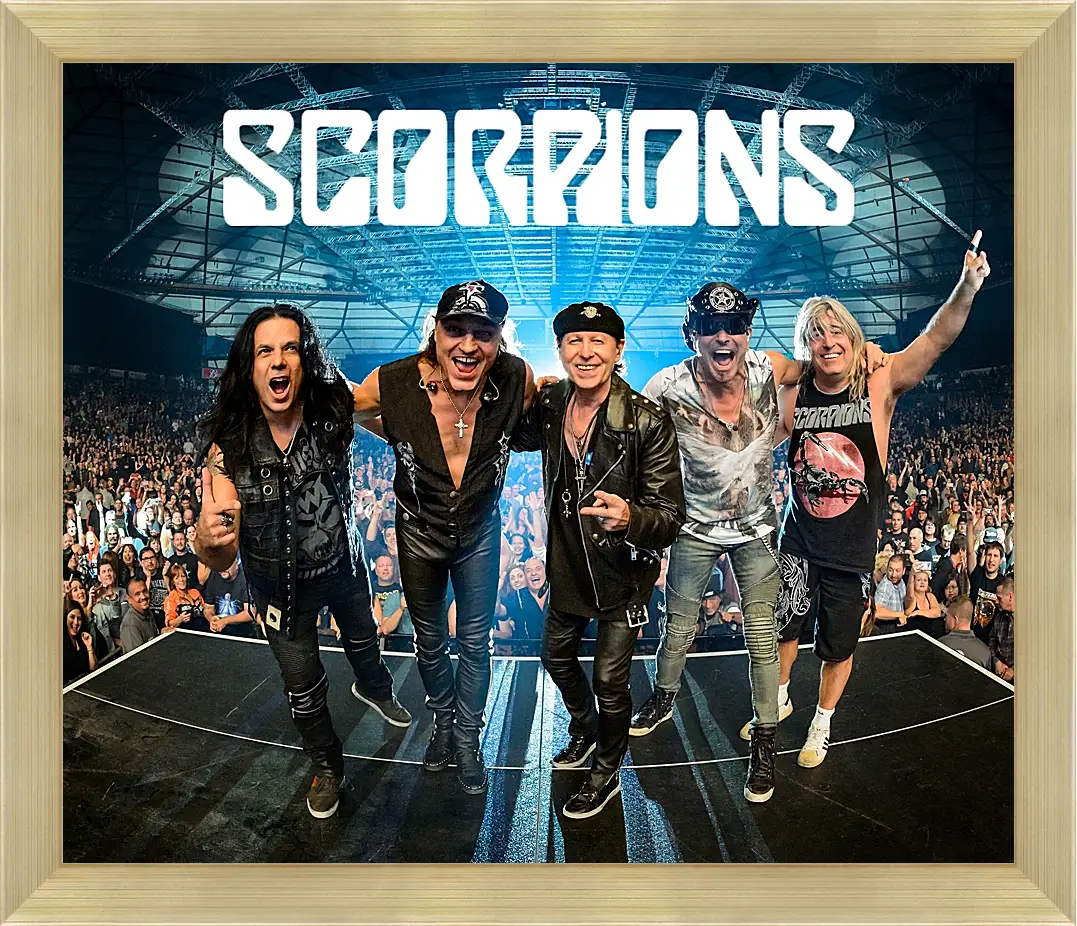 Картина в раме - Скорпионс. Scorpions