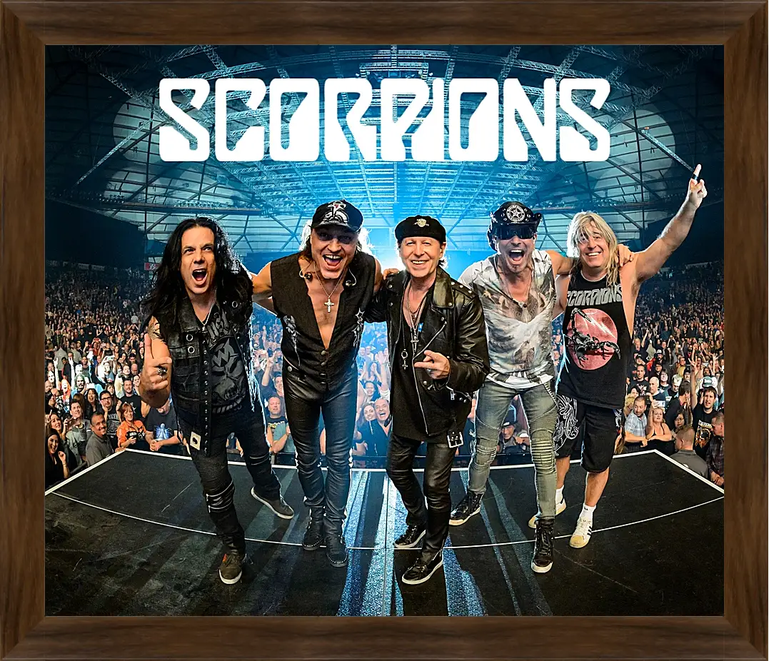 Картина в раме - Скорпионс. Scorpions