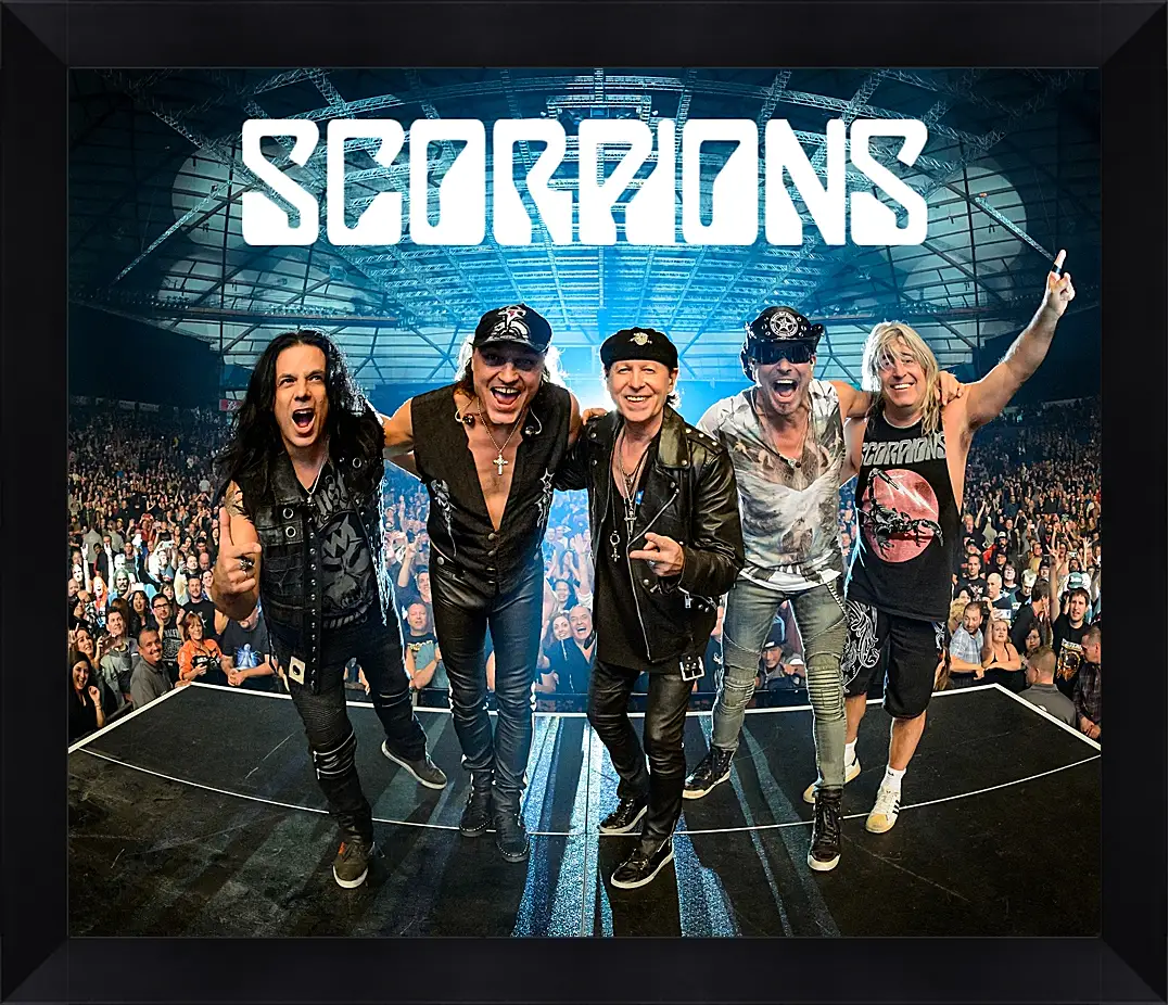 Картина в раме - Скорпионс. Scorpions