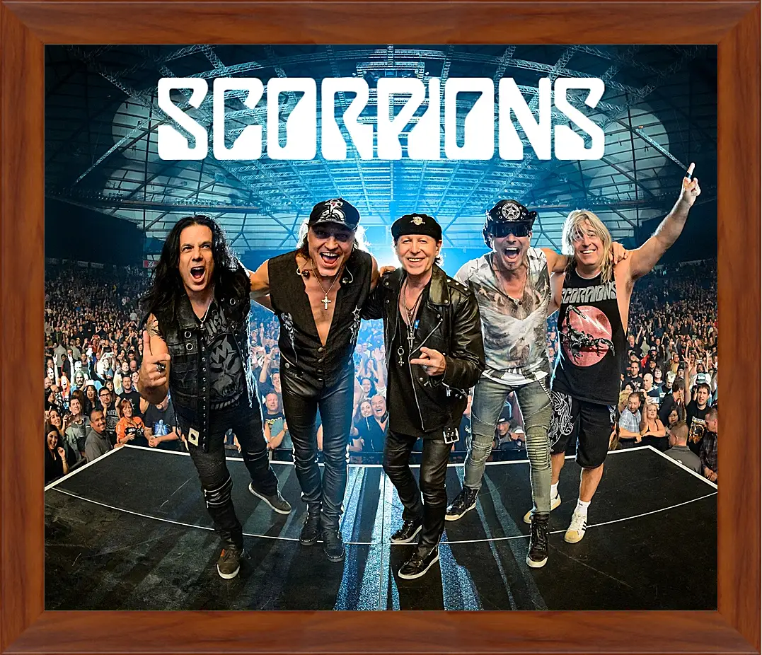 Картина в раме - Скорпионс. Scorpions