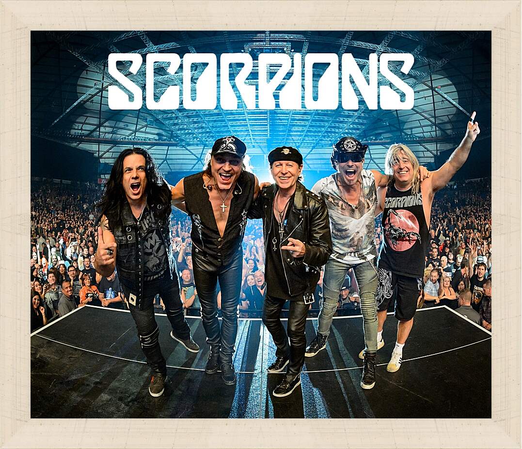 Картина в раме - Скорпионс. Scorpions