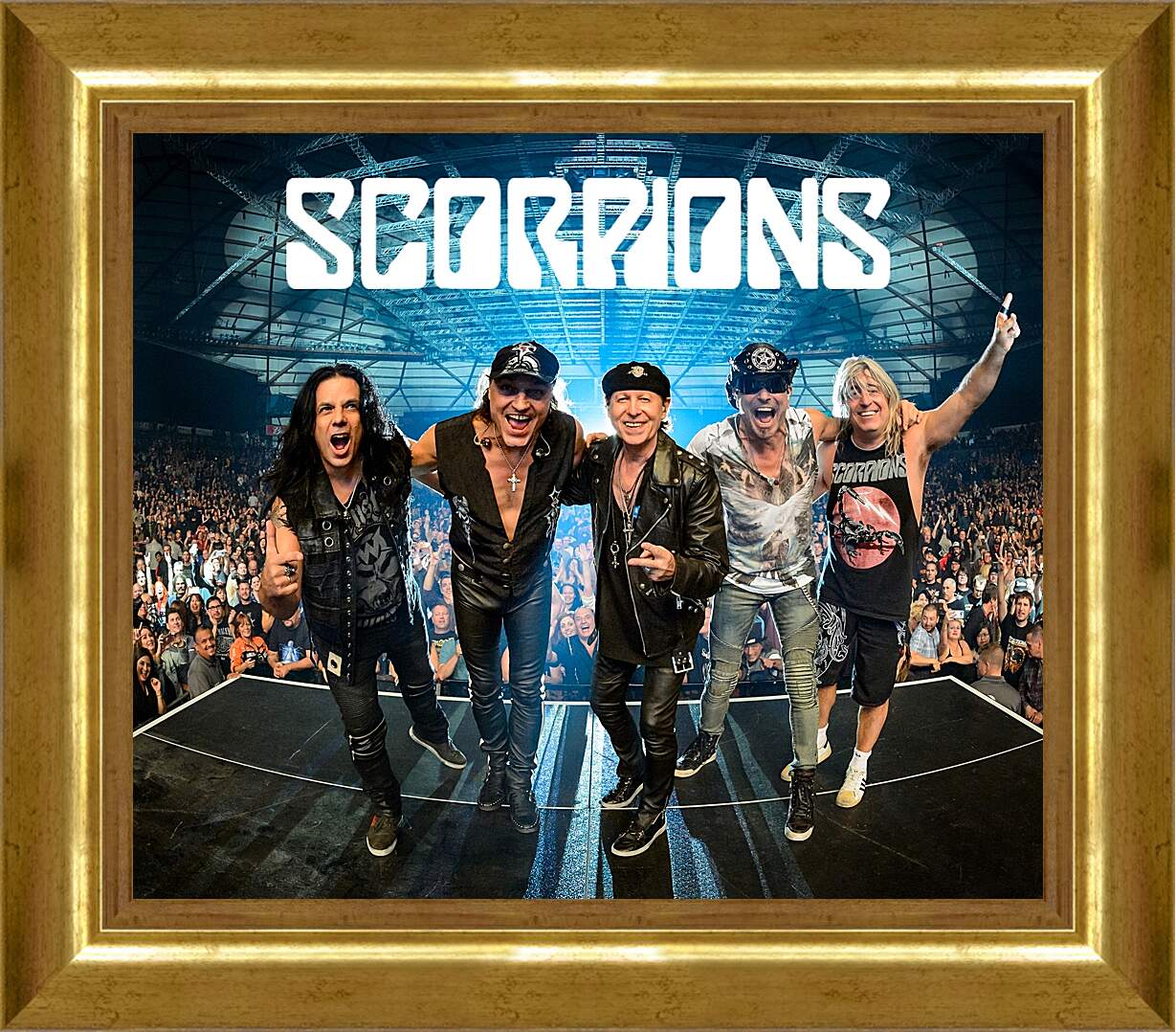 Картина в раме - Скорпионс. Scorpions