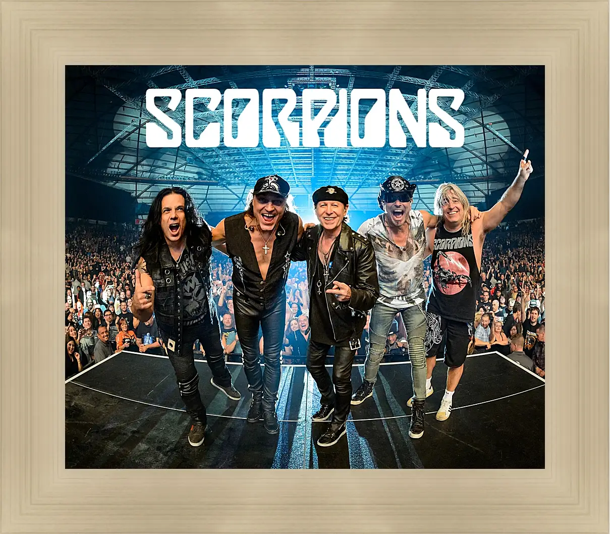 Картина в раме - Скорпионс. Scorpions