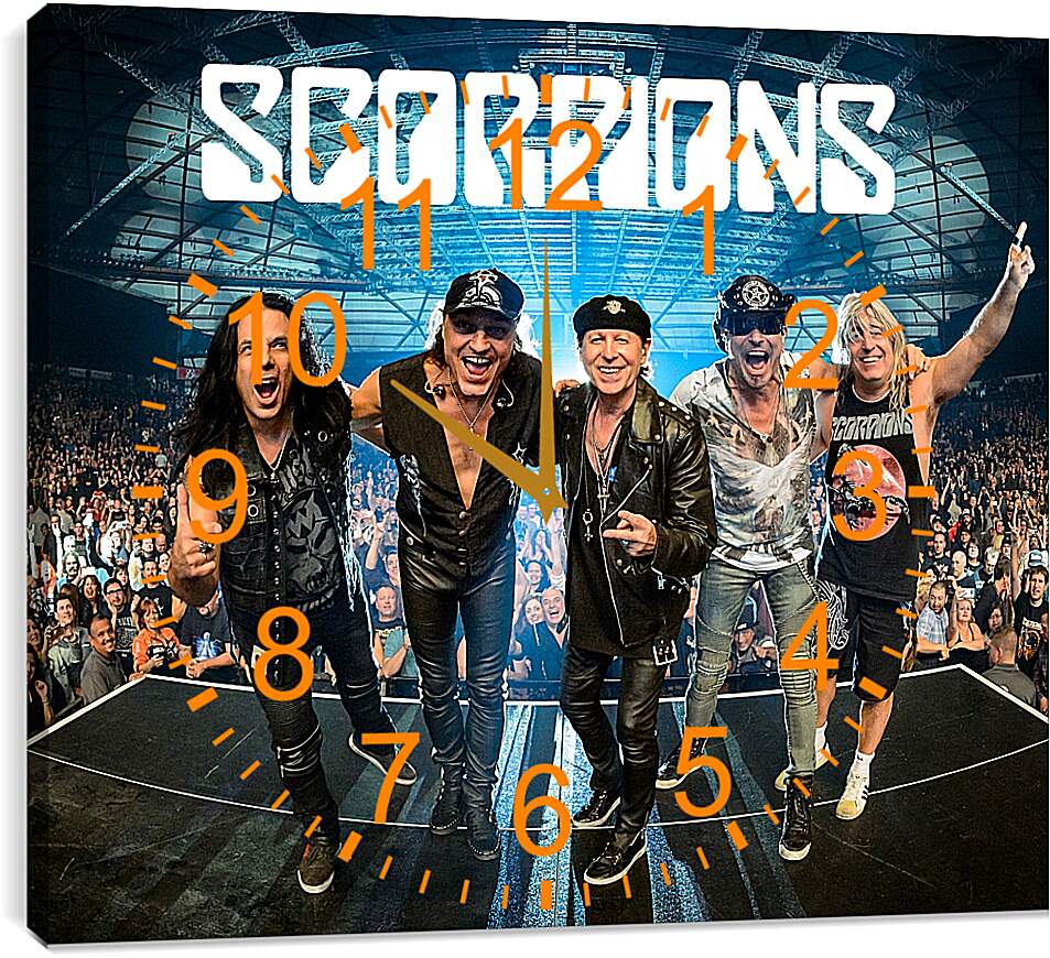 Часы картина - Скорпионс. Scorpions
