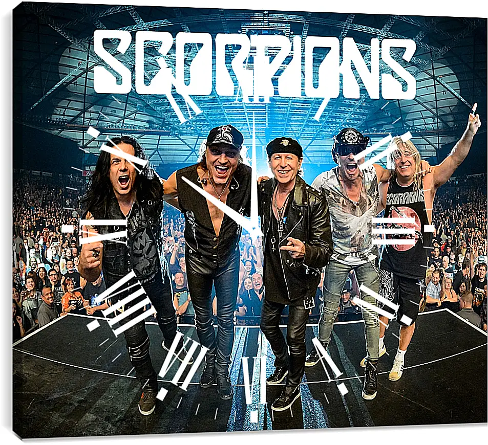 Часы картина - Скорпионс. Scorpions