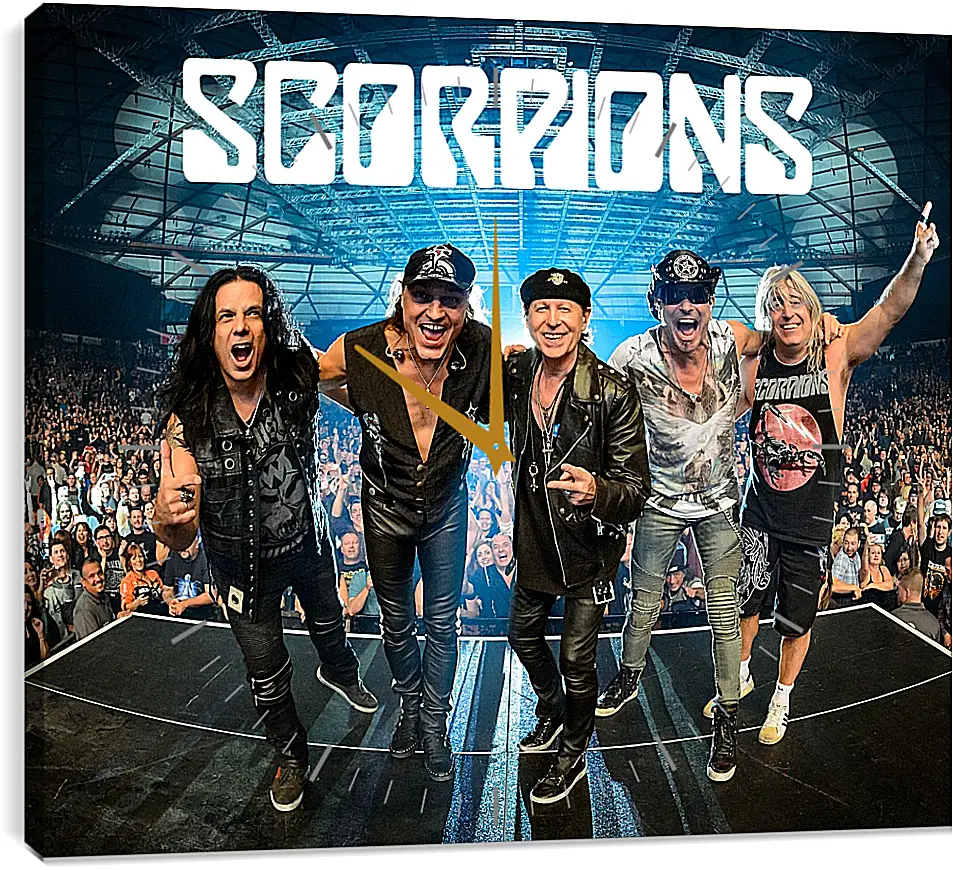 Часы картина - Скорпионс. Scorpions