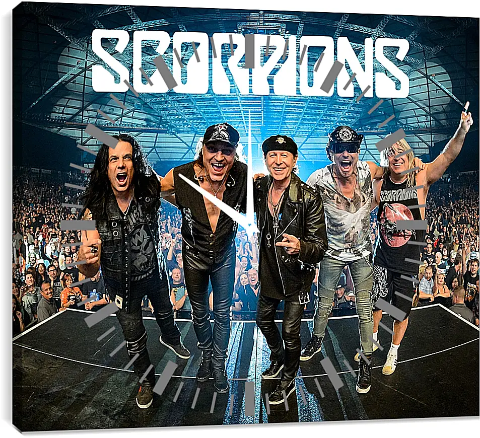 Часы картина - Скорпионс. Scorpions