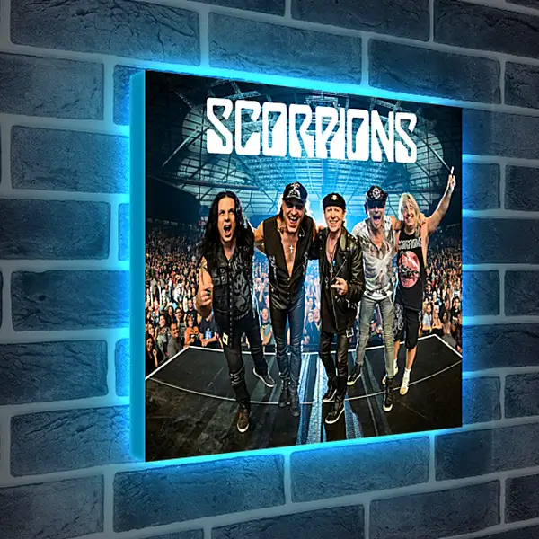 Лайтбокс световая панель - Скорпионс. Scorpions