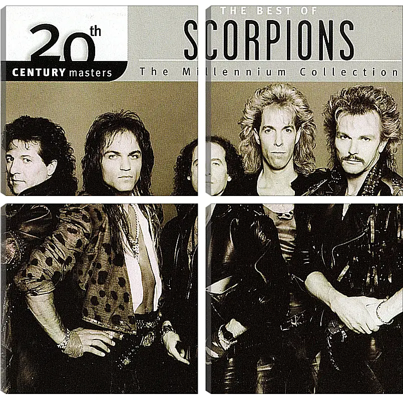 Модульная картина - Скорпионс. Scorpions