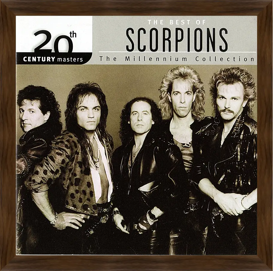 Картина в раме - Скорпионс. Scorpions