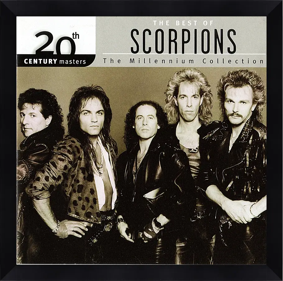 Картина в раме - Скорпионс. Scorpions