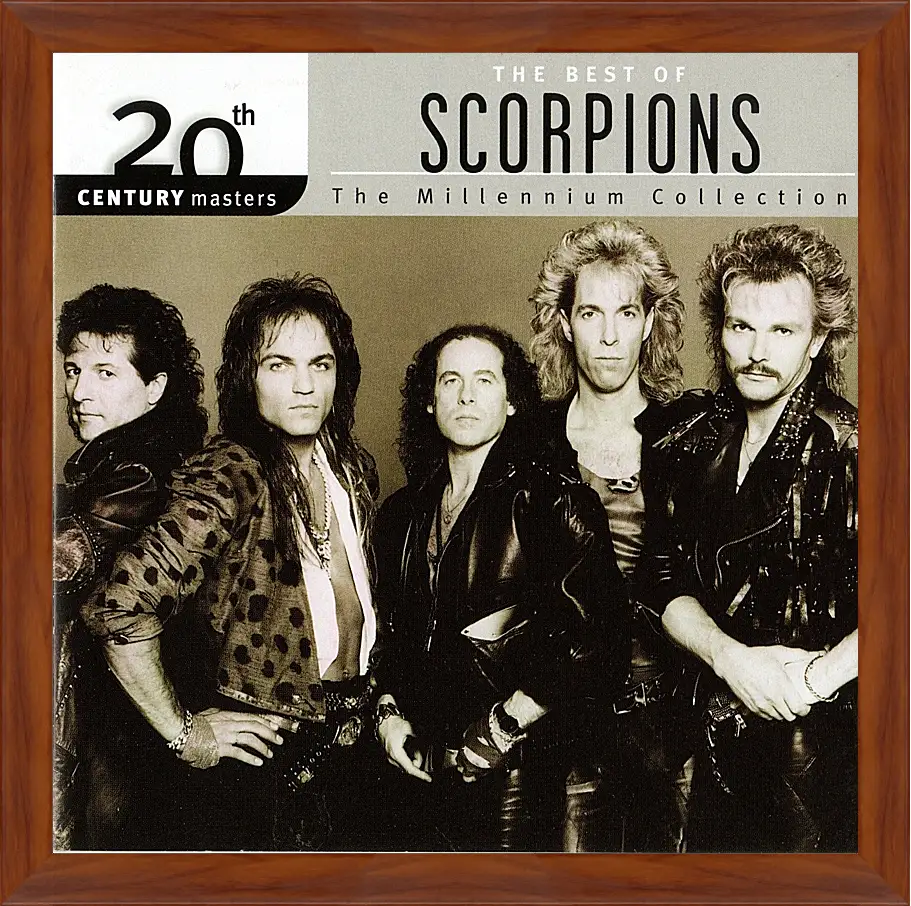 Картина в раме - Скорпионс. Scorpions