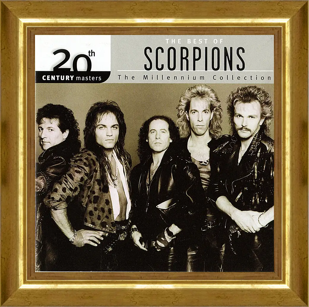 Картина в раме - Скорпионс. Scorpions