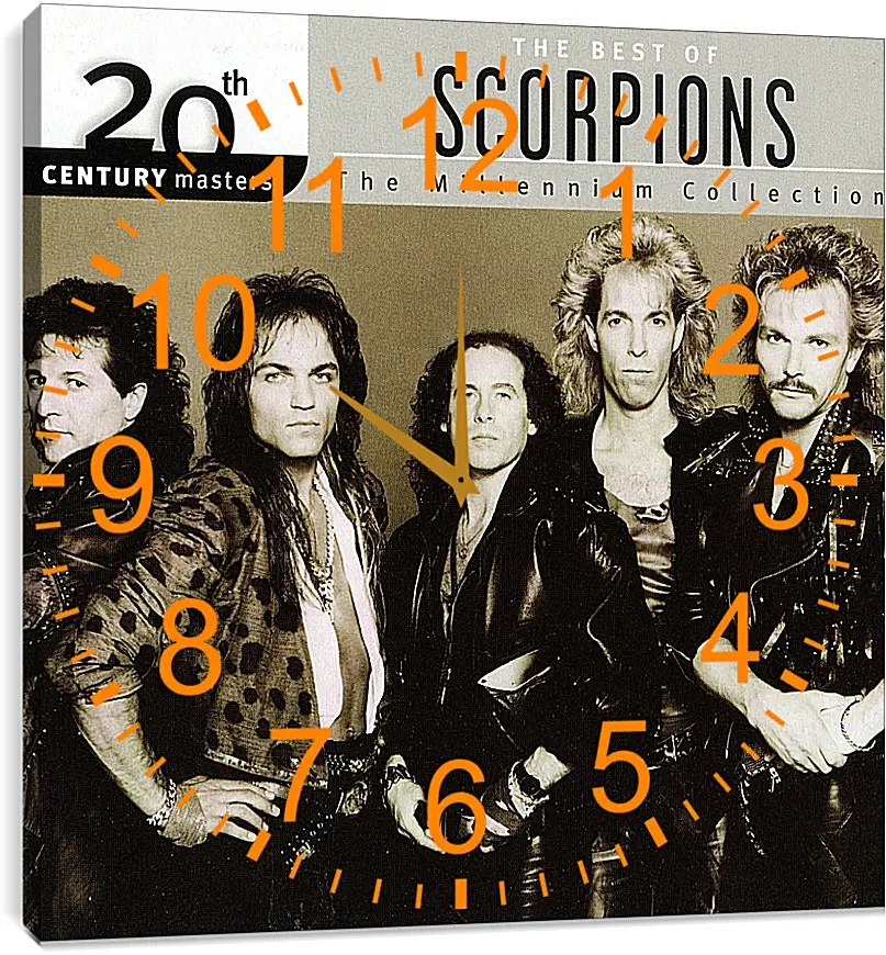 Часы картина - Скорпионс. Scorpions