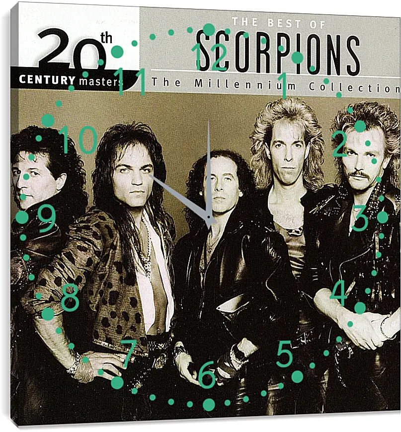 Часы картина - Скорпионс. Scorpions