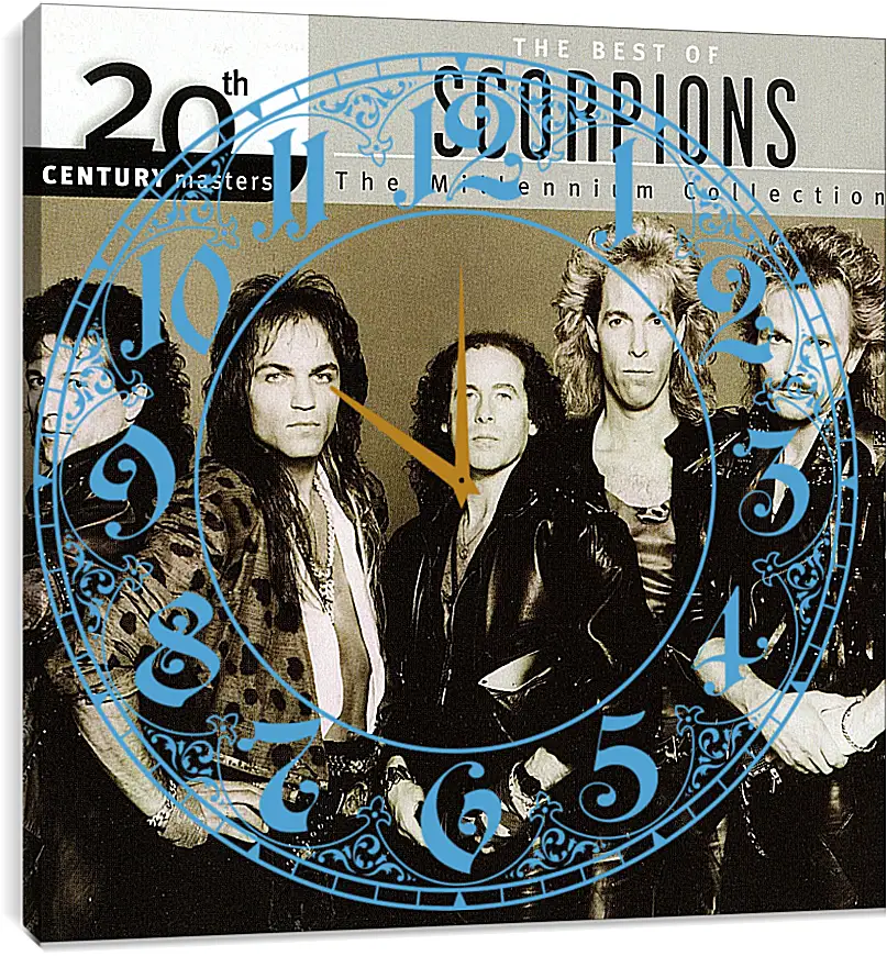 Часы картина - Скорпионс. Scorpions